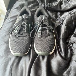 Nike tennis shoes they have been worn a couple of time. They are in great shape.